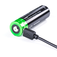 NEXTORCH 3.6v 5000mAh 21700 Li-ion rechargeable Batterie