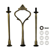 Niveau Cake Cupcake Plate Gold Stand Rack Raccords Poignée Rod De Mariage Décor De Fête Fournitures