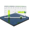 Niveau HACCURY 95 × 51 × 13mm Magnétique Exquis Plaque haute précision de qualité supérieure Niveau bidirectionnel à bul