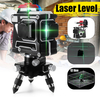 Niveau Laser à lumière bleue 3D 12 lignes LCD Outil de mesure croisée rotatif à nivellement automatique à 360 °