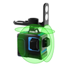 Niveau laser à nivellement automatique 3D à faisceau vert 12 lignes Niveau laser dalignement et de nivellement croi