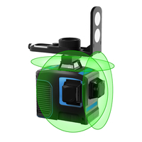 Niveau laser à nivellement automatique 3D à faisceau vert 12 lignes Niveau laser dalignement et de nivellement croi