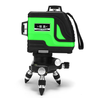 Niveau Laser 12 Lignes Vert Auto Nivellement Vertical Horizontal 3D Nivellement Outil 4000 mAh Charge Au Lithium