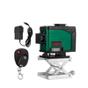 Niveau laser 3D à 12 lignes,  niveau laser vert rotatif à 360 °,  horizontal et vertical IP54