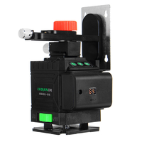 Niveau laser 3D 12 lignes LCD Outil vertical horizontal à croix de nivellement vert