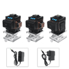 Niveau laser 8/12 / 16Line avec mesure rotative à 360 ° à nivellement automatique numérique à lumière verte