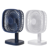 Noir / blanc DC5V 3 vitesses USB chargeur mini ventilateur ventilateur de bureau à angle réglable pour camping en plein