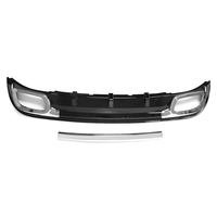 Noir brillant de diffuseur de valance de lèvre de pare-chocs arrière pour le chargeur Dodge 2015-2019