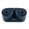 Noir Composite 2 Rangée Matic Roulement À Billes Cam Cleat Marine Bateau Entrée Rapide Corde Cam Cleat Fil Fairlead Voil