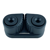 Noir Composite 2 Rangée Matic Roulement À Billes Cam Cleat Marine Bateau Entrée Rapide Corde Cam Cleat Fil Fairlead Voil