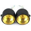 Noir double phare moto double double lampe Street Fighter double phare