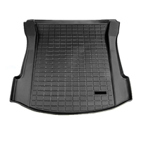 Noir durable de plateau de cargaison de doublure de cargaison de tapis de TPE de plancher de coffre noir pour le modèle