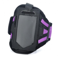 noir et violet brassard de sport mode pour iphone 3g 4