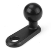 Noir Monture Base de moto de 2, 25 pouces x 0, 87 pouce avec trou de 11 mm et boule de 1 pouce