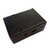 Noir Raspberry pi 3 génération de refroidissement Shell Accessoires de ventilateur de coque en alliage daluminium p