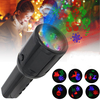 Noël 12 modèles lampe de poche projecteur lumières jardin lampe décorative lumière étanche mousseux paysage vacances noë