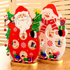 Noël 2017 bricolage en bois père noël ornement table bureau décoration de Noël cadeaux