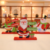 Noël 2017 Décoration de table Bois Noël Bonhomme de neige Santa Claus Elk Ornement Décor Artisanat