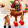Noël 2017 Tissu Peluche Elk Ornement Table Bureau Décoration de Noël enfants Toy Cartoon Style Craft