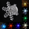 Noël 3D LED Lumière de nuit acrylique 7 couleurs clignotant Touch Switch Décoration de Noël