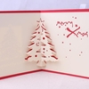 Noël 3D Pop Up Arbre de Noël papier découpant carte de voeux Carte de voeux de fête de Noël