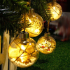 Noël LED Lumières Sapin de Noël Ampoule Boule Légère Hang Ornement Accueil Festival Decor