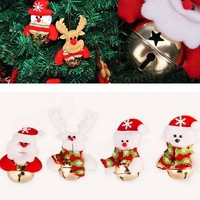 Noël père noël bonhomme de neige cloches arbre de noël suspendu décoration pendentif décor