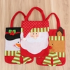 Noël Père Noël Bonhomme De Neige Décoration Cadeau De Noël Sac Pochette De Bonbons Sac De Bas