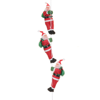 Noël Père Noël corde descalade arbres de Noël ornement suspendu pour la décoration de fête