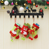 Noël sac de bonbons chaussettes Santa Claus chaussette cadeau sac babiole arbre de Noël ornements décor supplie