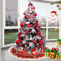 Noël Santa Tree Mat Couverture Tapis Base Ornement Décoration Tablier Wrap pour Intérieur Extérieur Party Decor