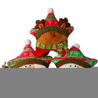Noël série père noël bonhomme de neige cerf jeter oreiller pentacleme coussin maison voiture décoration