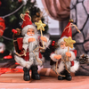 Noël Stand Père Noël Poupée Jouet Maison Arbre De Noël Suspendu Décoration Pour Le Cadeau De Noël