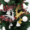 Noël wapitis arbre renne cerf cloche noël pendentif ornement partie décoration pendaison