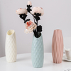 Nordic Art Creatives Vase en PE Blanc Vase à fleurs en céramique