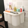 Nordic Creative Magnet Brosse À Dents Électrique En Plastique Lavage Coupe Rack De Stockage Bâton Fixer Salle De Bains M