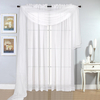 Nordique Style Pur Blanc Voile Fenêtre Decoraions Fils Rideaux Décor À La Maison Drapé Panneau Sheer Porte Rideau