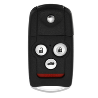 Nouveau 3 + 1 Boutons À Distance Flip Clé De Voiture Fob Shell Case À Distance Clé Case