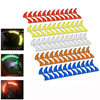 Nouveau autocollant réfléchissant autocollants pour casque en caoutchouc Mohawk Warhawk Spikes Dirtbike Moto