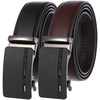 Nouveau Ceinture en cuir à double couche pour hommes