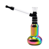 Nouveau Colorful Mini-tuyaux en métal filtrés Tuyau en verre portatif filtre à herbes