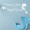 Nouveau Lettres Style Stickers Muraux Papier Creative Art Sirène En Forme de BRICOLAGE Décorations Amovible Stickers Mur
