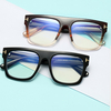 Nouveau Lunettes Anti-Bleues Tr90 Lunettes Cadre Irrégulier Cadre Rond Lunettes Optiques Bleues Lunettes De Blocage De L