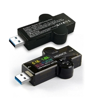 NumériqueUSB3.0TesteurIPSÉcranCouleur Voltmètre Ampèremètre Chargeur Détection de Puissanc