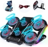 NUOXI Q6 refroidisseur pour ordinateur portable de jeu rvb coussin de refroidissement radiateur USB 6 ventilateurs suppo
