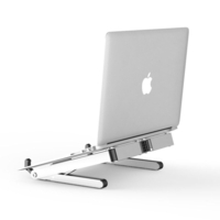NUOXI Support dordinateur portable 3 en 1 Support de tablette Support de téléphone 4 Matériel en alliage dalum