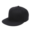NUZADA Unisexe Plain Stripe Baseball Cap Mode Outdoor Snapback Papa Chapeaux Visière