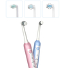 NY-512 USB Rechargeable Double tête nettoyage en profondeur adulte intelligent ménage brosse à dents électrique