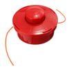Nylon Tête de coupe générale Tête de coupe avec corde rouge taillée en 2.4mm pour tondeuse à gazon