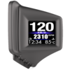 OBD GPS double système affichage HUD voiture affichage tête haute projecteur de vitesse de voiture numérique GPS compteu